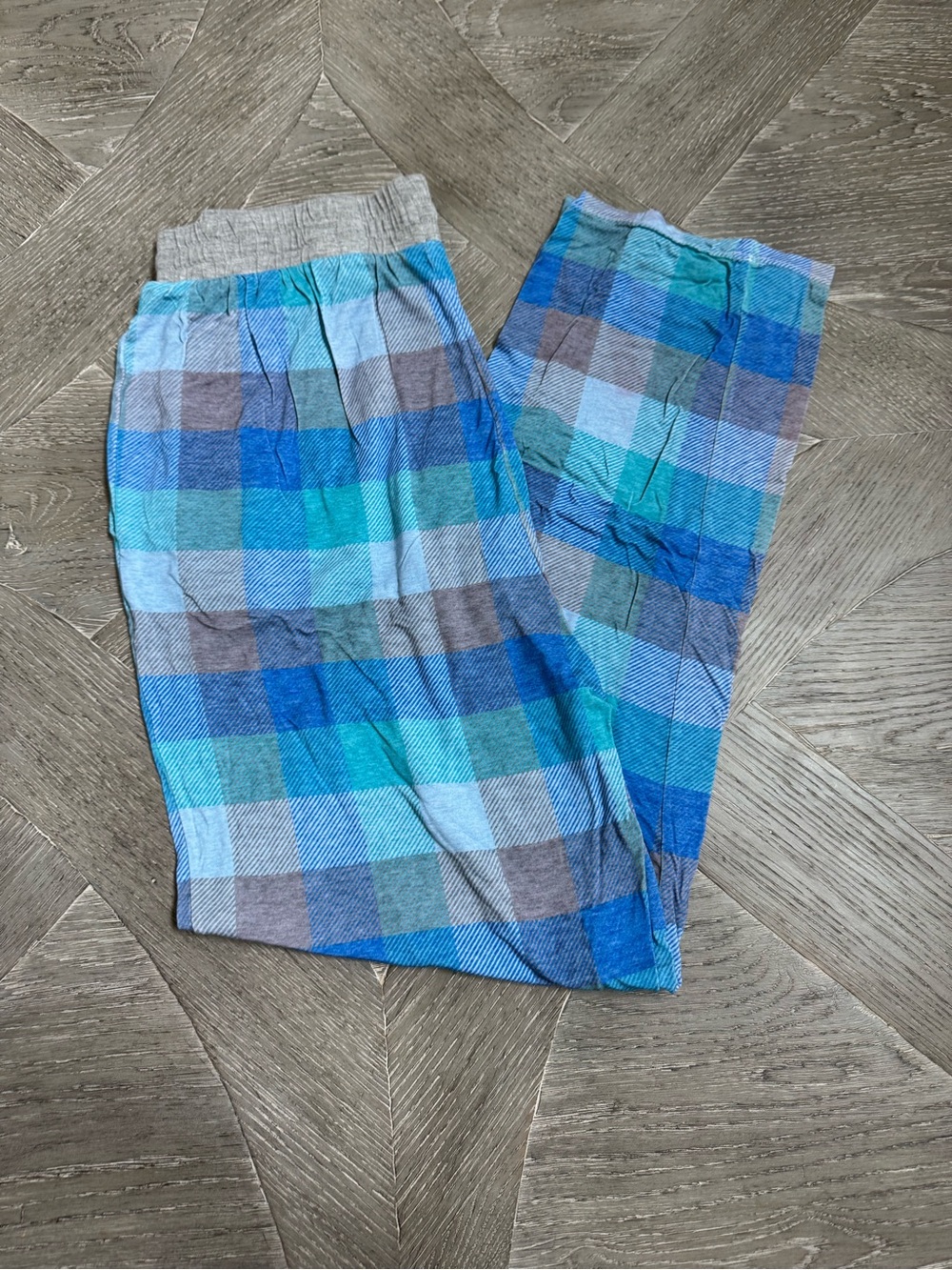 Little Sleepies Men’s Blue Plaid PJ Pants